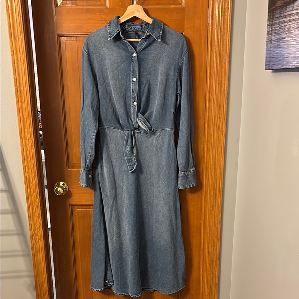 Stetson Denim Long Sleeve Shirt Dress